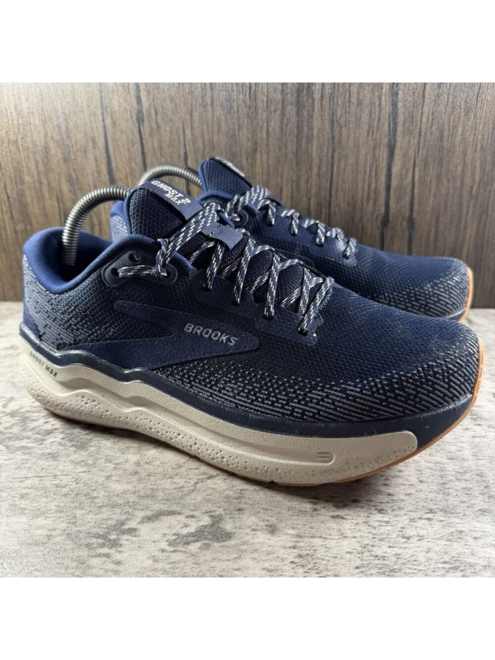 Brooks Ghost Max 2 Men's Size 8 Road Running Shoes 1104311D453 Blue Gym Walking